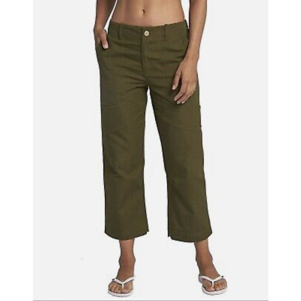 HURLEY Lowrider Cargo Pants Olive Green Sz 9 *NEW